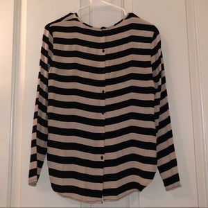 Stripped Long-Sleeve Top